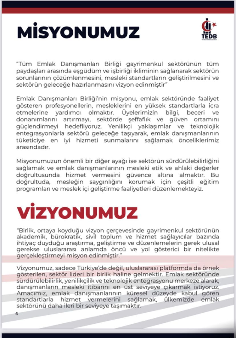 Misyonumuz ve Vizyonumuz